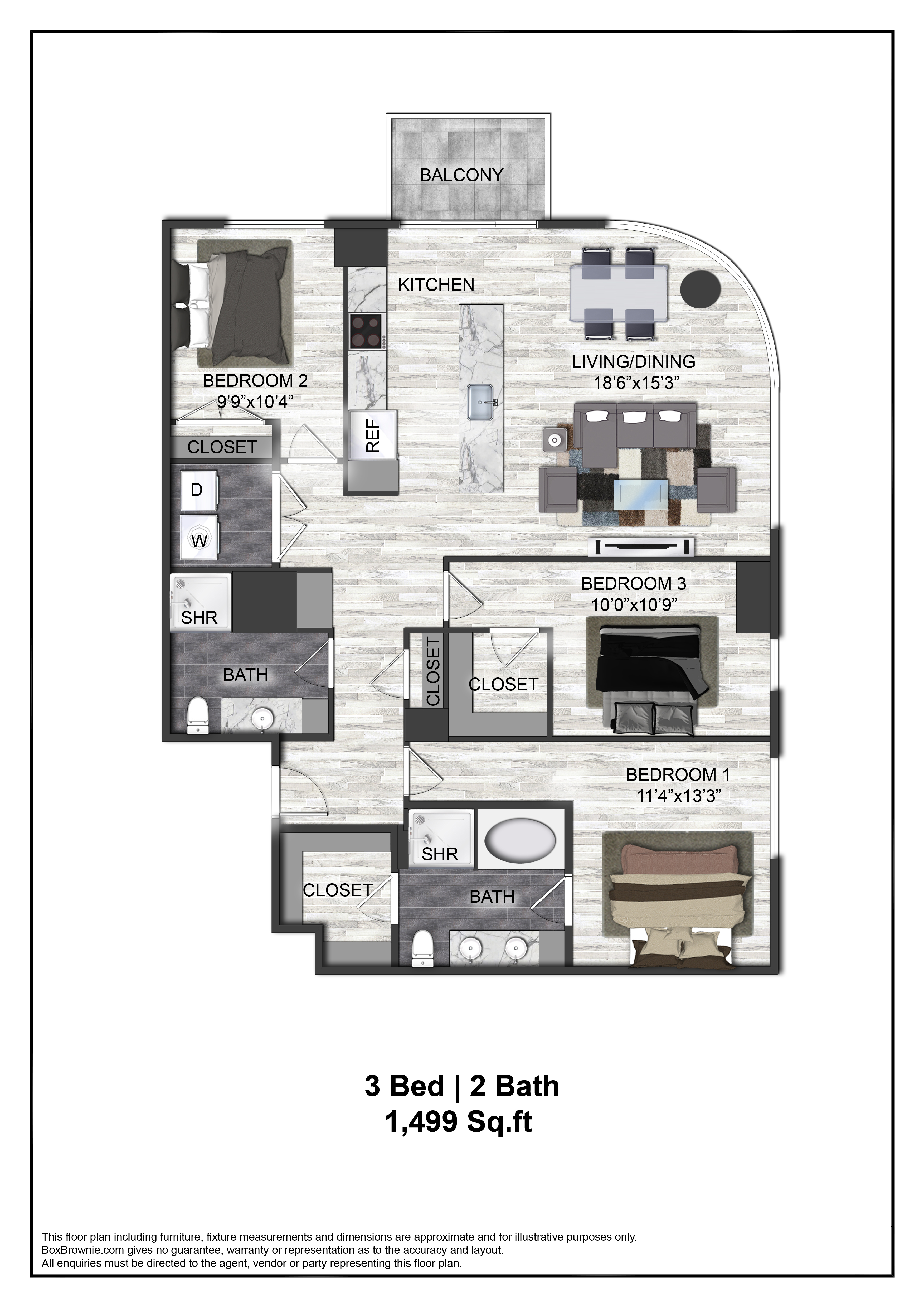 Floor plan layout diagram for C2