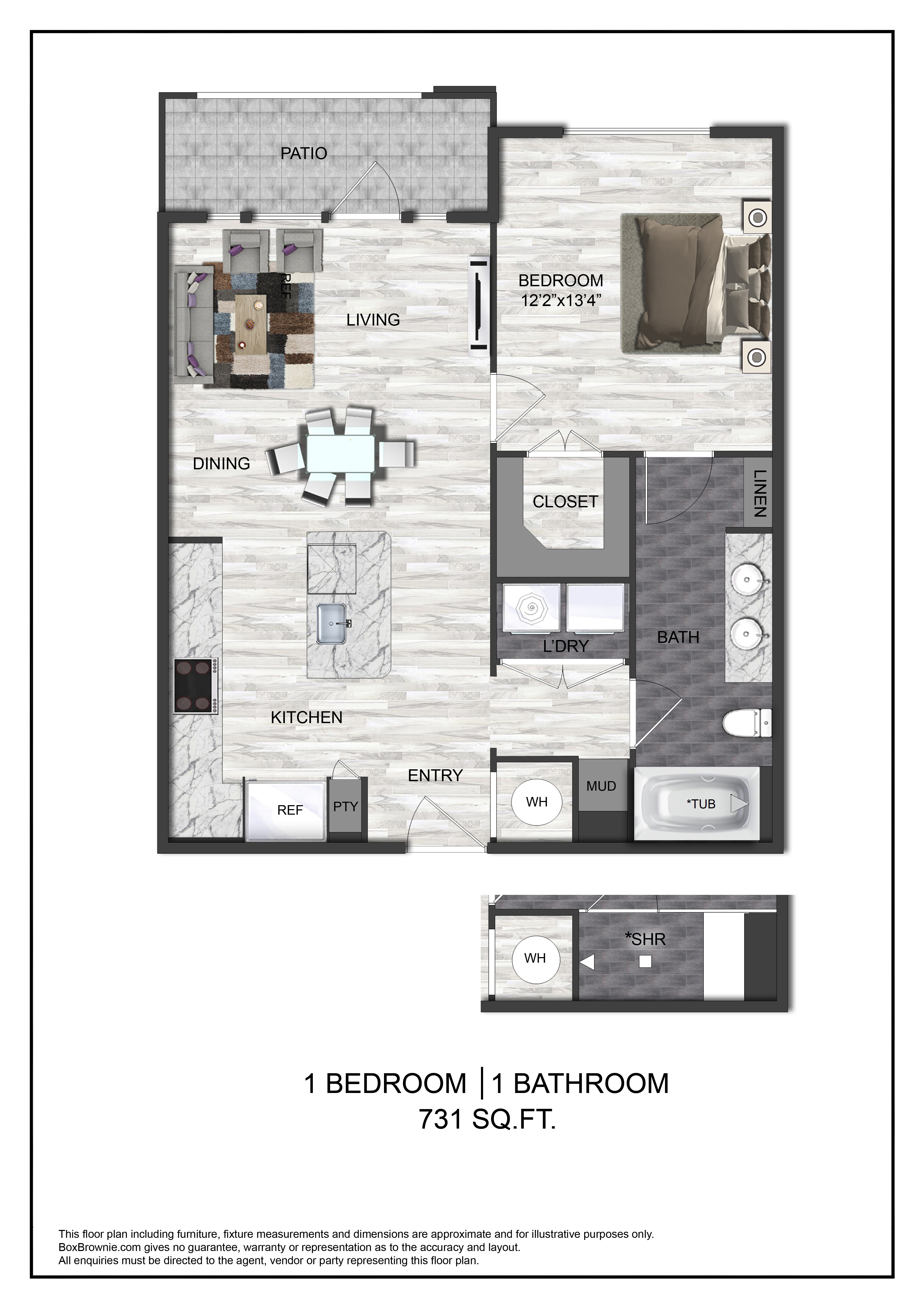 Floor plan layout diagram for A2