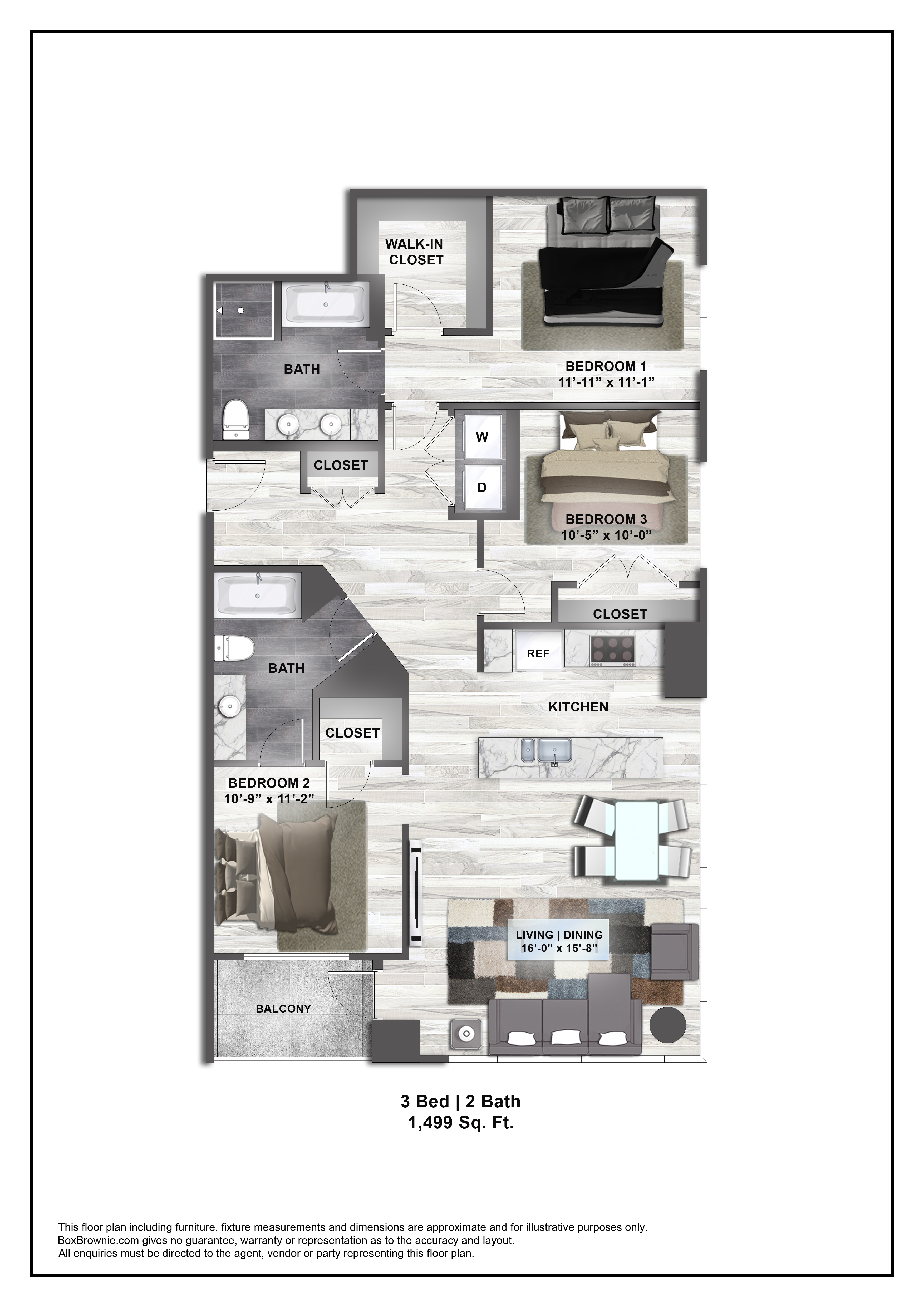 Floor plan layout diagram for C1
